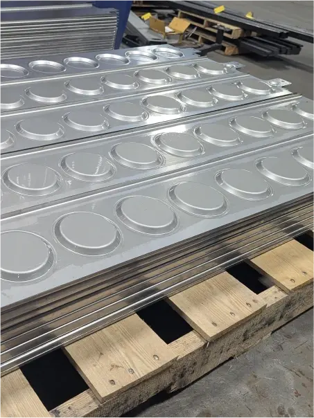 Sheet metal forming process at LMI Manufacturing