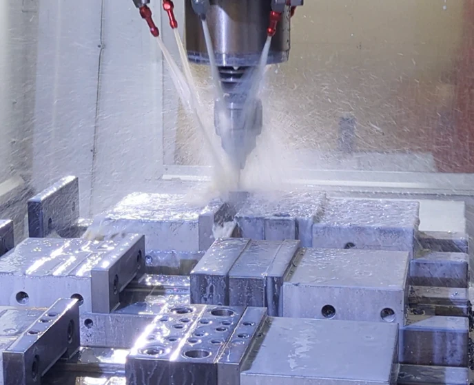Support image of CNC milling machine operations