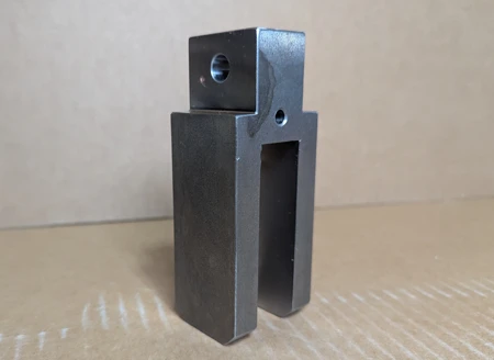 Custom machining setup for complex part at LMI